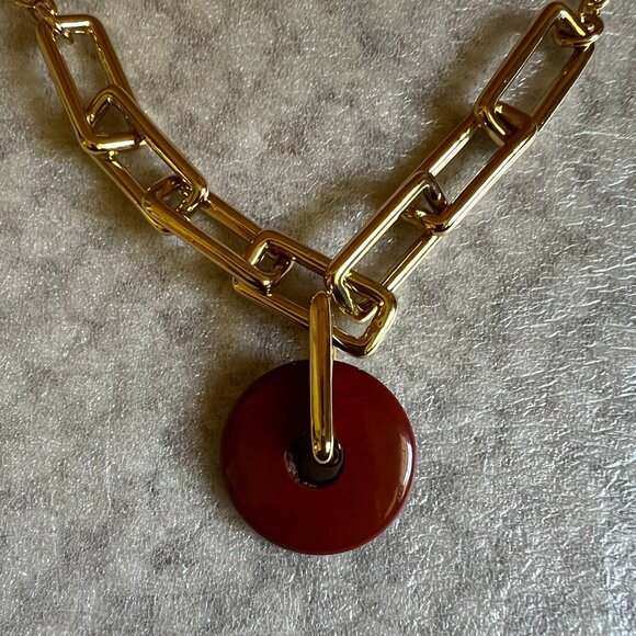 TALBOTS - Links and Circle Pendant -- NEW with Tag - Picture 6 of 9